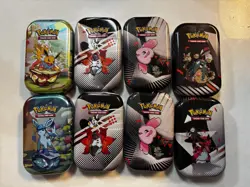 Lot Of 18 Empty Pokemon Mini Tins 151 Prismatic Unova. See Photos! - Image 2