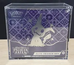 POKEMON SCARLET & VIOLET PALDEAN FATES SEALED ELITE TRAINER BOX ETB (W/ CASE) - Image 1