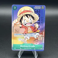 Monkey.D.Luffy P-037 1st Anniversary Tournament Stamp Promo NM Condition - Image 1