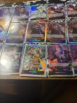 One Piece TCG SR lot Black 4 PRB01 SRs Rest Regular SRs English 22 SR Lot - Image 4