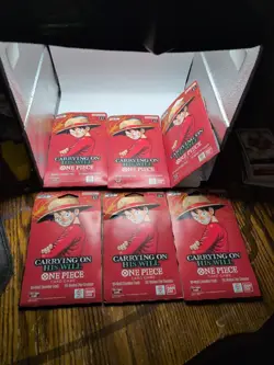 One Piece TCG Lot of (6) OP-13 Carrying On His Will, Sleeved Booster Pack - Image 1