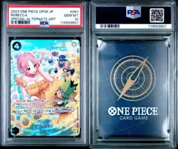 Special Alternate Art Rebecca One Piece OP06 WIngs/Captain Japanese #091 PSA 10 - Image 1