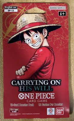 One Piece TCG - Lot Of 10 - Carrying On His Will Sleeved Booster - OP-13 English - Image 3