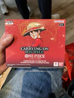 One Piece Carrying On His Will OP-13 English Booster Box Factory UNSEALED Bandai - Image 1