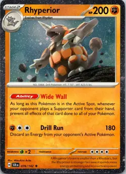 Rhyperior - (Cosmos Holo) Holo Rare Miscellaneous Cards & Products - 076/142 NM - Image 1