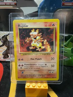 MAGMAR - Base Set - 36/102 - Uncommon - Pokemon Card - Unlimited Edition - - Image 1