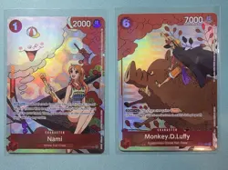 One Piece Card Game Monkey D Luffy And Nami Gift Collection 2023 Cards - Image 1