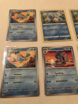 Lot Of 6 Squirtle And Wartortle Pokemon Cards - Image 2