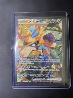 Hop's Zacian ex 186/159 Journey Together Special Illustration Rare Pokemon Card - Image 1