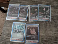 English Union Arena Attack on Titan Pre-built (49 Cards) Blue Levi Deck (NO AP) - Image 3