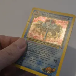 2000 Misty's Tentacruel 10/132 Holo Rare Gym Heroes Pokemon Card Played - Image 2