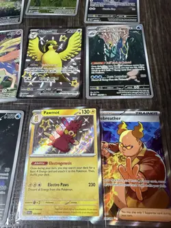 Pokemon 12 Card Rare Lot - Full Arts, Illustration Rares, Gold, Ex's, Trainers.. - Image 3