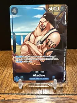 OP14-043 Aladine Dash Pack R Full Art One Piece TCG English Card - Image 1