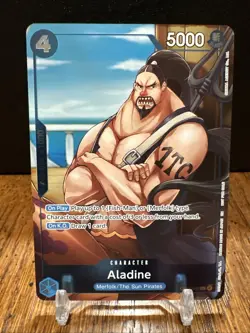 OP14-043 Aladine Dash Pack R Full Art One Piece TCG English Card - Image 2