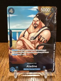 OP14-043 Aladine Dash Pack R Full Art One Piece TCG English Card - Image 3