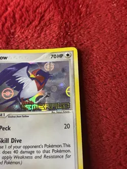 Swellow 41/106 Emerald Reverse Holo Stamped Pokemon Card Lp + - Image 2