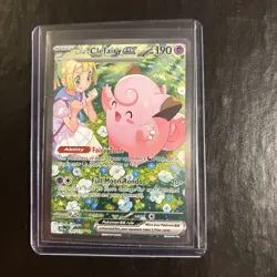 Pokemon TCG Lillie's Clefairy EX Journey Together Sir Card 184/159 NM Condition - Image 2