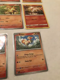 Lot of 8 Ponyta and Rapidash Pokemon Cards - Image 5