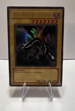 Yu-Gi-Oh! TCG Red-Eyes Black Dragon Holo Rare Card SDJ-001 - Image 1