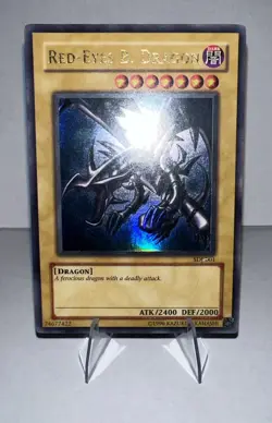 Yu-Gi-Oh! TCG Red-Eyes Black Dragon Holo Rare Card SDJ-001 - Image 2