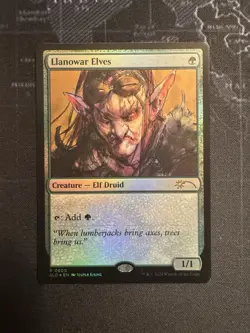 Llanowar Elves, Foil, New/Unplayed, Card# 1553, Jesper Ejsing Secret Lair MTG - Image 1