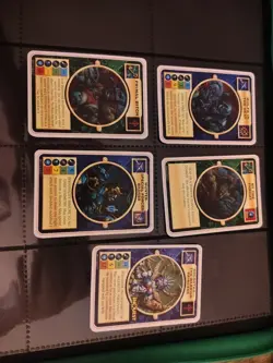 Doom Trooper card game 5 promo card CCG Golgotha,Wolfe,Throat, Prm Bitch, Hunter - Image 1