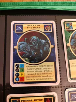 Doom Trooper card game 5 promo card CCG Golgotha,Wolfe,Throat, Prm Bitch, Hunter - Image 2
