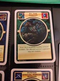 Doom Trooper card game 5 promo card CCG Golgotha,Wolfe,Throat, Prm Bitch, Hunter - Image 3