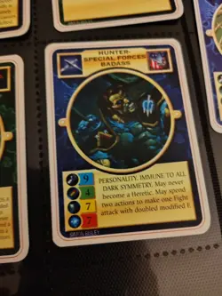 Doom Trooper card game 5 promo card CCG Golgotha,Wolfe,Throat, Prm Bitch, Hunter - Image 5