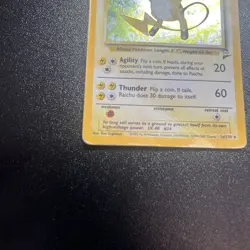 Raichu 16/130 Pokemon Base Set 2 Holo Rare Card - HP - Image 2