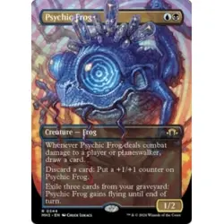 PSYCHIC FROG (BORDERLESS) Modern Horizons 3 Magic MTG MINT CARD - Image 1