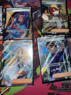 Pokemon Female Trainer Full Art Lot - 7 Cards - NM - Image 3