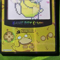 Gameboy Lenticular Psyduck Rare Eif origins 4.0 Pokemon non-TCG card - Image 4