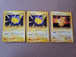Lot Of 3 Japanese Pikachu Cards - Image 1