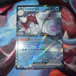 Cetitan ex 65/182 Holo Double Rare Card - Pokemon TCG - Destined Rivals - NM - Image 1