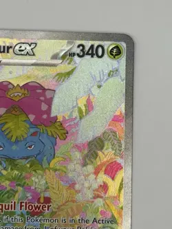 2023 Pokemon Card Venusaur ex 198/165 - Scarlet & Violet 151 Secret Rare Holo NM - Image 3