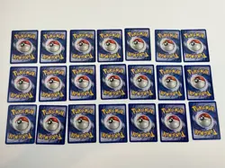 Vintage Pokemon Card Lot MP - HP Wotc 107 Cards Holo Shadowless Base Set - Image 3