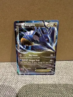 Pokemon TCG Kingdra EX XY Fates Collide 73/124 Ultra Holo Rare Card LP-NM - Image 1