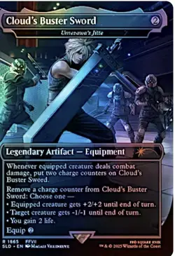 NM RAINBOW FOIL - Cloud's Buster Sword - Umezawa's Jitte (Rainbow Foil) - Image 1