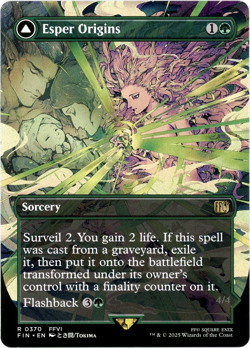 Esper Origins / Summon: Esper Maduin (Borderless) - 0370 - Final Fantasy - MTG - Image 1