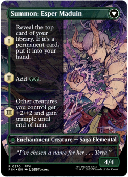 Esper Origins / Summon: Esper Maduin (Borderless) - 0370 - Final Fantasy - MTG - Image 2