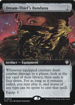 Dream-Thief's Bandana (Extended Art) Commander: Outlaws of Thunder Junction Norm - Image 1