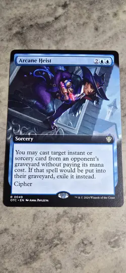 Arcane Heist (Extended Art) Commander: Outlaws of Thunder Junction Regular MTG - Image 1