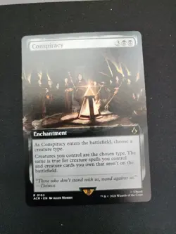 x1 Conspiracy - Extended Art R MTG Universes Beyond: Assassin's Creed M/N - Image 1