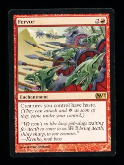 * * 1x Fervor x1 * * M13 MTG LP Lightly Played - Image 1