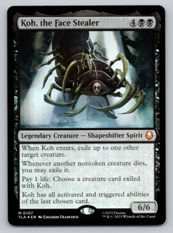 Koh, the Face Stealer FOIL - MTG Avatar: The Last Airbender TLA - Image 1
