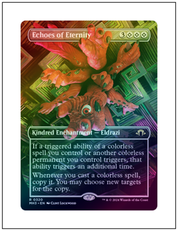 1x Echoes of Eternity, Borderless Art - Foil, Magic MTG NM - Image 1