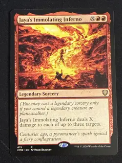 1x Jaya's Immolating Inferno (415) Commander Legends LP MTG Magic x1 MKE - Image 1