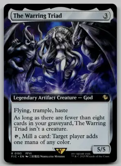 The Warring Triad (Extended Art) R Commander: FINAL FANTASY 193 NM - Image 1