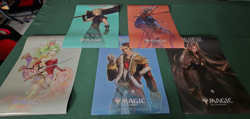 MTG: Final Fantasy 18 x 24 Foil Store Promo Poster Set [Never Displayed] - Image 1